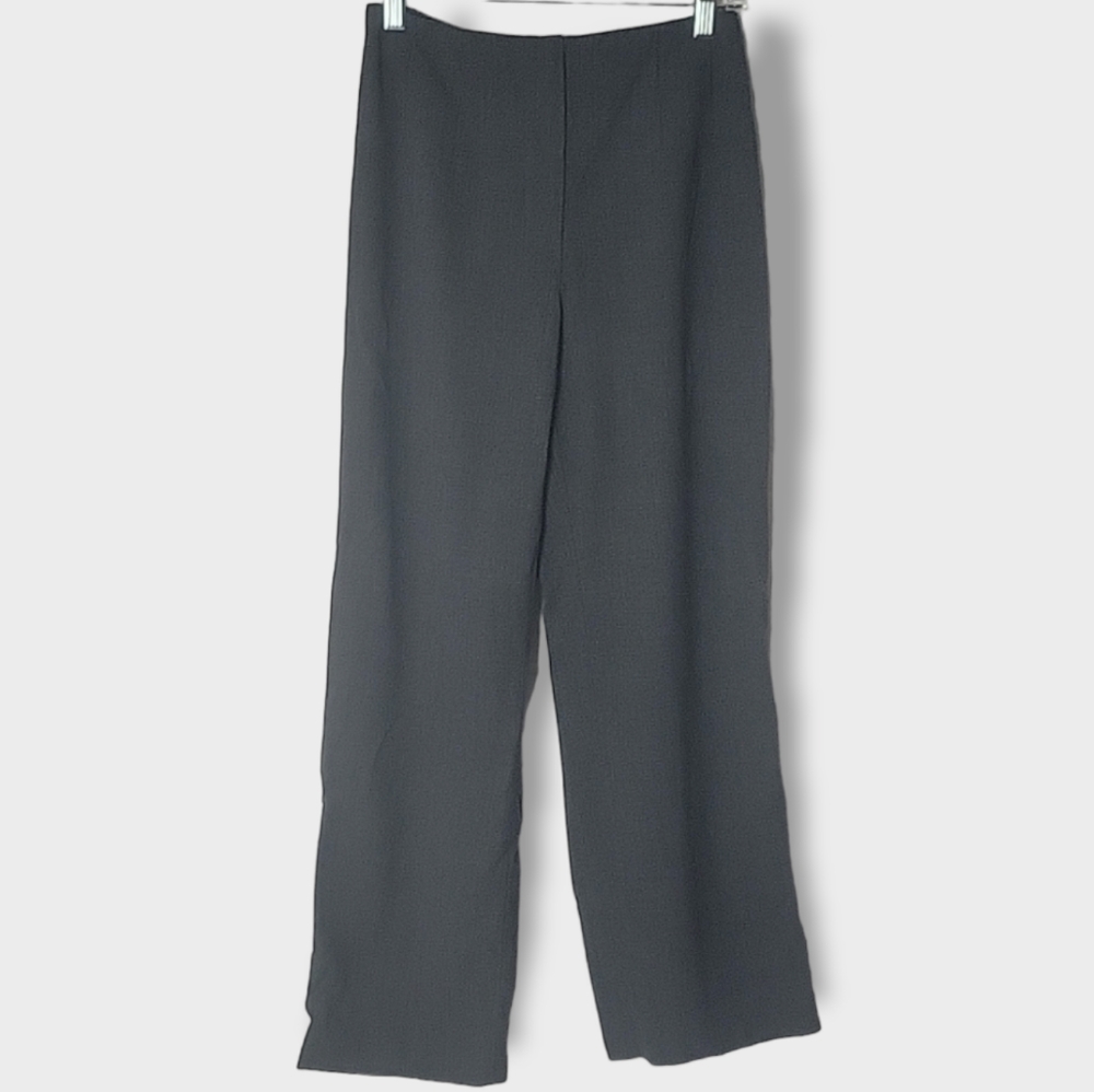 Piazza Sempione Vintage Grey Wool Career Dress Pants Slacks Size Small